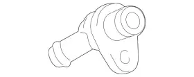 44337-60230 Toyota Genuine Power Steering Pump Union
