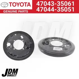 47043-35061 Toyota Tacoma Rzn140 150 87-95 Genuine Rear Brake Backing Plate Rh And Lh Set Oem