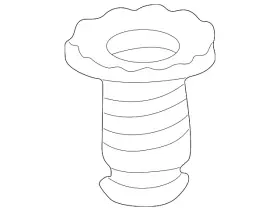 48157-07010 Toyota Genuine Coil Spring Insulator Left Right Front Upper