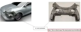 51100-0e063 Toyota 511000e063 2014-2019 Highlander Front Susp Crossmember K-frame Oem