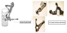 512-50362l Toyota Left Front Lower Control Arm 2008-2019 Highlandr