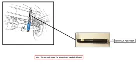 Toyota 526.to1116 Left Rear Shock Absorber Oem 2016 Rav 4