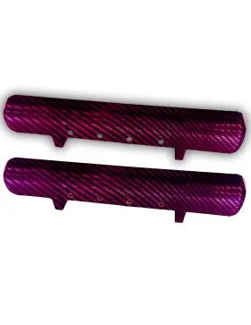 12957 Ucarbonex Air Lift 4 Gallon 7 Port Aluminum Tank Bagged Carbon Fiber Cover Pink