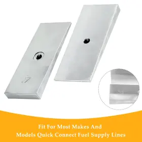 C147-025-b Vipih 2pcs 2 Inch Wide 4 Degree Steel Leaf Spring Shims Silver C147-025-b Vipih 2pcs 2 Inch Wide 4 Degree Steel Leaf Spring Shims Silver