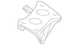 1j0-501-546-c Volkswagen Genuine Axle Beam Bracket