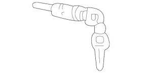 3b0-905-855-g Volkswagen Genuine Cylinder And Keys