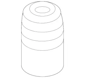 5q0-412-303-e Volkswagen Genuine Strut Bumper 5q0-412-303-e Volkswagen Genuine Strut Bumper