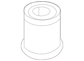 5q0-505-145-j Volkswagen Genuine Suspension Cross-member Front Bushing