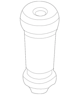 5q0-511-357-f Volkswagen Genuine Spring Bumper