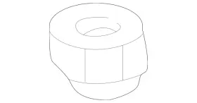 N-011-184-9 Volkswagen Genuine Stabilizer Link Nut