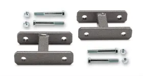 Warrior Products 634146012100 Leaf Spring Shackles Steel Gray Hammertone Powdercoated 0.5 Inch Lift Kit