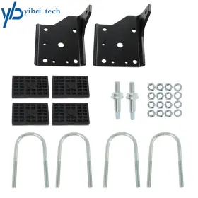 Yi218302t Yibei-tech Spring Pad U-bolt Nuts Stud Multi Leaf Shock Plate Kit For 68-69 Camaro Firebird