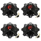 4 Fuel Off-road Wheels Black Center Caps For 8L D578 Battle Axe D586 Titan New. Price: $132.60.