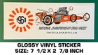 Nhra 1963 National Championship Indianapolis Vinyl Decal Sticker - Drag Races Used. Price: $10.17.
