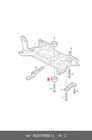 5Q0-199-867-J Rubber Metal Element 5Q0199867J Oem Neu. Price: $91.27.