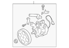 Genuine Subaru Power Steering Pump 34430AG03B New. Price: $440.21.