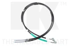 Nk 9025102 Cable, Parking Brake Ford, Mazda Neu. Price: $25.53.