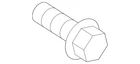 Genuine Mercedes-benz Shock Lower Bolt 670-990-03-04 New. Price: $10.16.