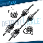 Front Cv Axle Shaft Assembly + Wheel Hub Bearings For Saab 9-7X Gmc Envoy New. Price: $231.70.
