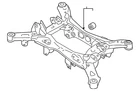 Genuine Subaru Cross-member 20152FL033 New. Price: $492.61.