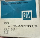Oem Nos Gm 3927019 Suspension Stabilizer Sway Bar Bushings New. Price: $10.00.