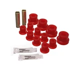 Energy Suspension 2-2102R Leaf Spring Bushing Set Red Front Performance Polyuret New. Price: $47.19.