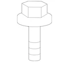 Genuine Ford Mount Plate Screw W710999-S439 New. Price: $5.40.