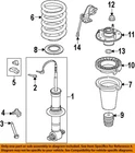 Gm Oem 15-26 Escalade Esv Front Suspension Struts Components-top Nut 11547419 New. Price: $6.94.