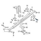Ford F-250 Super Duty 17-26 W720370S900 Front Leaf Spring Shackle Bolt New. Price: $18.47.