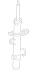 Genuine Acura Shock Absorber Unit Front 51611-TJC-A02 New. Price: $488.84.