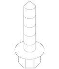 Genuine Kia Suspension Cross-member Mount Bolt 55448-3Z000 New. Price: $17.42.