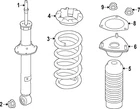 Genuine Nissan Suspension Strut Bumper 54050-6GR0A New. Price: $37.35.