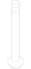 Genuine Ford Suspension Cross-member Mount Bolt -W714404-S442 New. Price: $14.93.