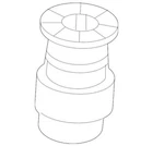 Genuine Nissan Strut Bumper 54050-6RA0A New. Price: $36.44.