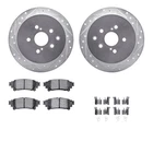 For Toyota Highlander 14-19 Brake Kit Eline Series Drilled & Slotted Rear New. Price: $199.62.