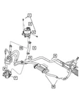 Genuine Mopar Power Steering Pump Reservoir 4880404AA New. Price: $91.96.