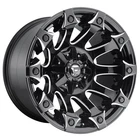 Mounted Wheel - Fuel Battle Axe D578 20X9 5X139.7/5X150 ET1 Gloss Blk & Milled New. Price: $100.00.