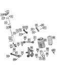 Genuine Mopar End Stud 06512968AA New. Price: $9.08.