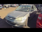 Driver Rear Suspension 1.7L Sohc Sedan Fits 03-05 Civic 364458 Used. Price: $210.00.
