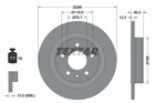 2X 92314603 Textar Brake Disc For Buick (sgm), Cadillac Chevrolet Neu. Price: $133.92.