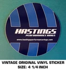 Hastings Performance Rings Vintage Original Vinyl Decal Sticker Racing-engine Used. Price: $7.09.