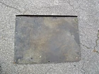 Triumph TR4A TR250 Spare Tire Cover Board With Brackets Original 1969-1976 Used. Price: $50.00.