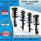 Monroe Oem Front & Rear Struts For 2013-2015 Toyota Avalon 3.5L 9YR Warranty New. Price: $496.27.