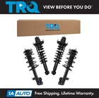 Trq Front Rear Complete Loaded Shock Strut Spring Assembly Kit For Corolla New. Price: $298.95.