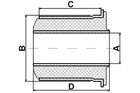5Q0-505-145-J Rubber Metal Element 5Q0505145J Oem Neu. Price: $71.02.