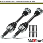 2X Cv Axle Assembly For Porsche Cayenne 2011-2018 4.8L 3.6L Front Left & Right New. Price: $173.29.