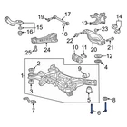 For Acura Tl 2004-2014 90176SDAA00 Front Suspension Crossmember Bolt New. Price: $10.41.