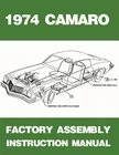 Jegs Factory Assembly Instruction Manual For 1974 Chevrolet Camaro New. Price: $29.99.