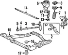 Genuine Ford Suspension Cross-member Lower Insulator YF1Z-5400155-AA New. Price: $8.00.