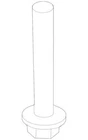 Genuine Ford Suspension Cross-member Mount Bolt -W716979-S439 New. Price: $12.60.